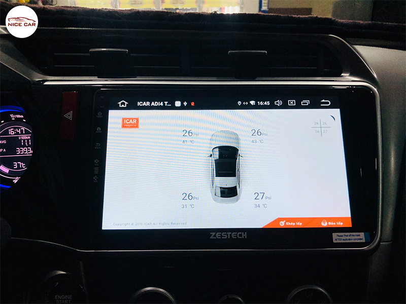 Man hinh Android Zestech xe Honda City
