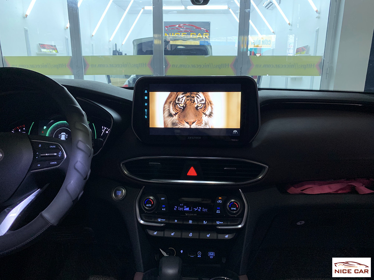 Màn hình android xe Santafe 2018-2021