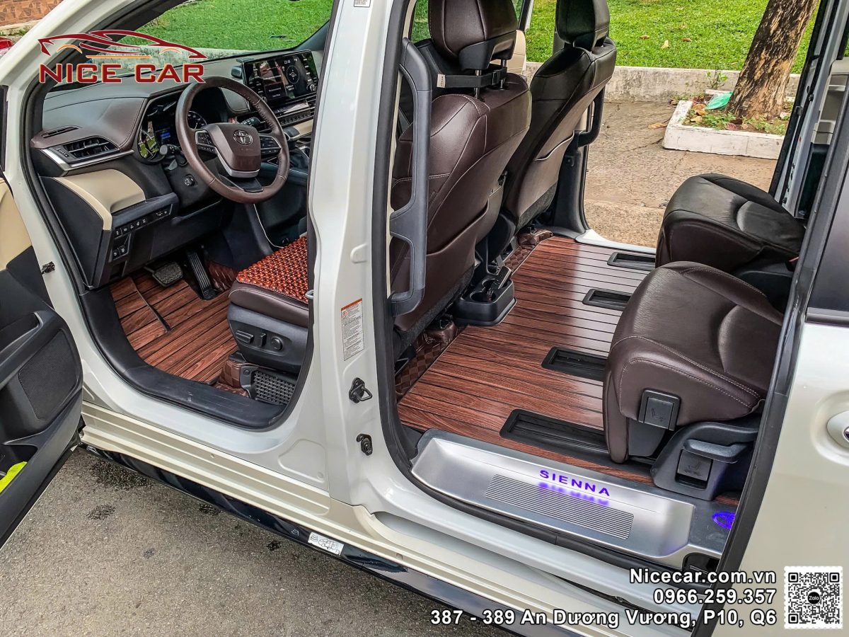 Sàn nhôm giả gỗ Toyota Sienna