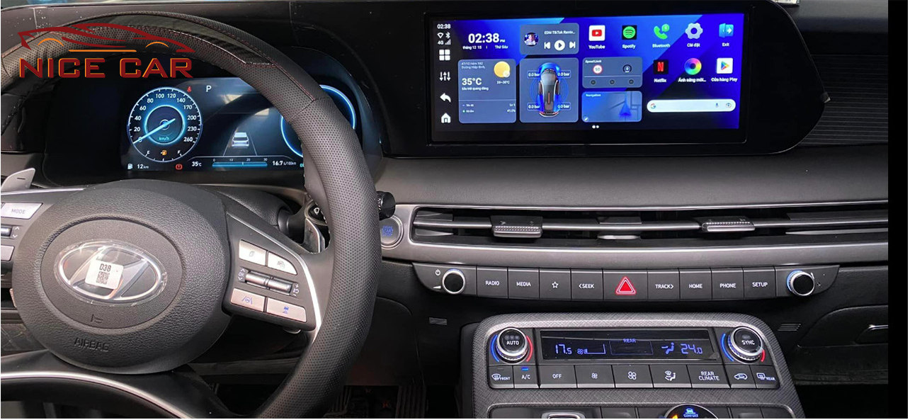 Android box cho xe Hyundai Palisade