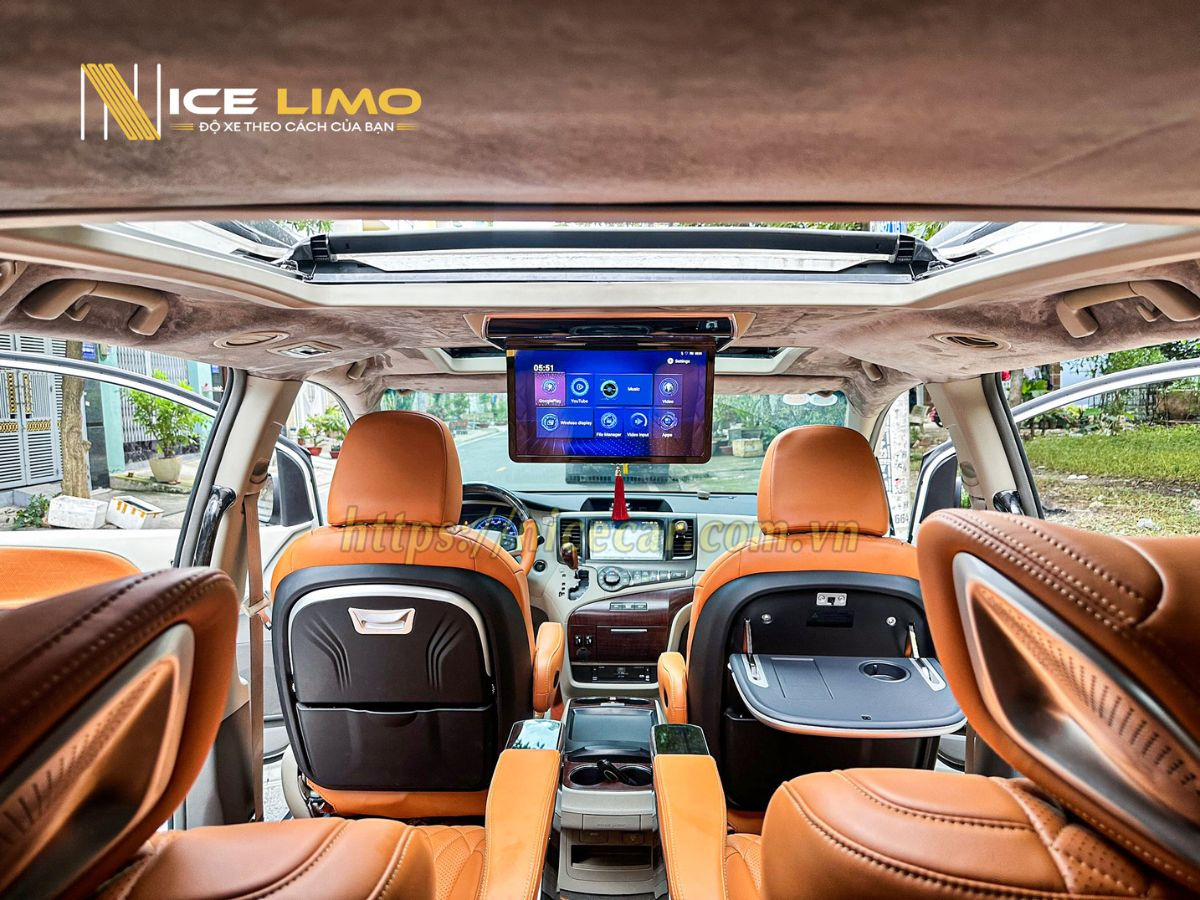 bàn làm việc ốp lưng ghế Mercedes Benz