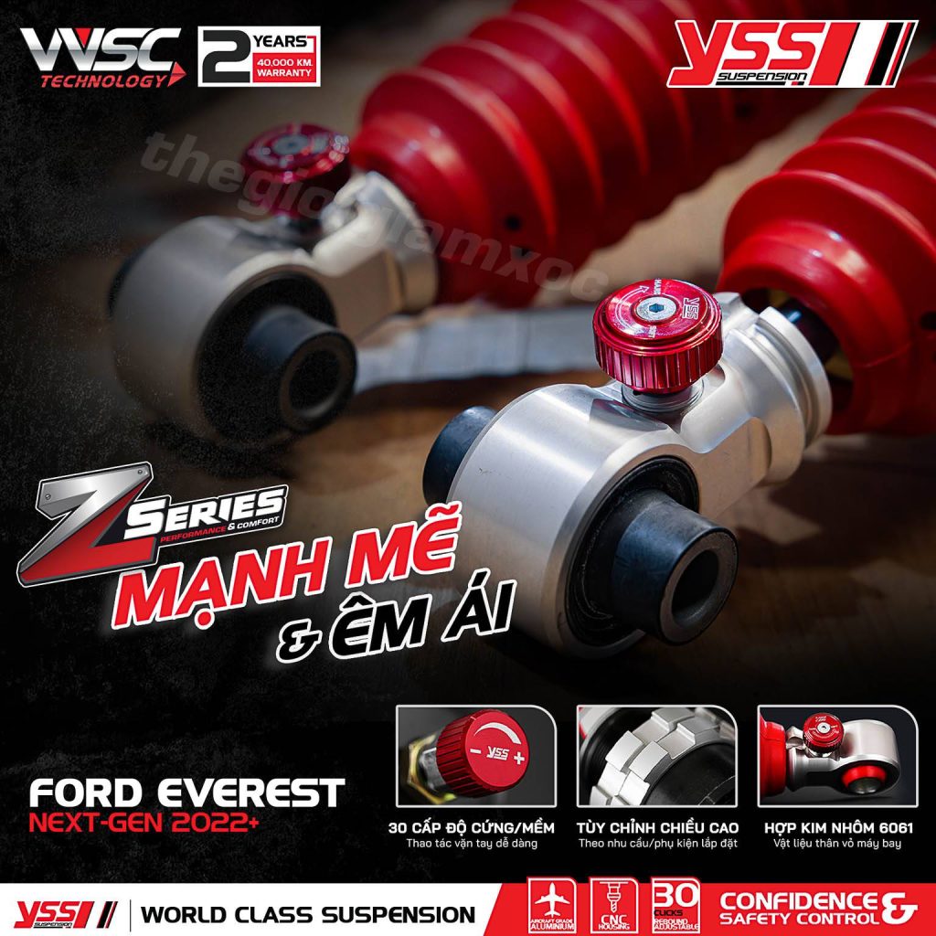 Giảm xóc yss everest