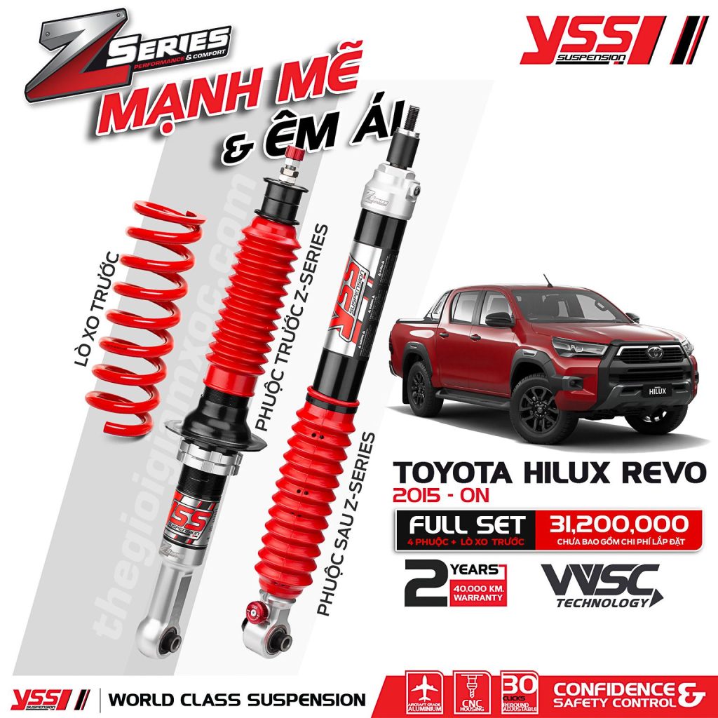 Phuộc yss Toyota Hilux 2015+