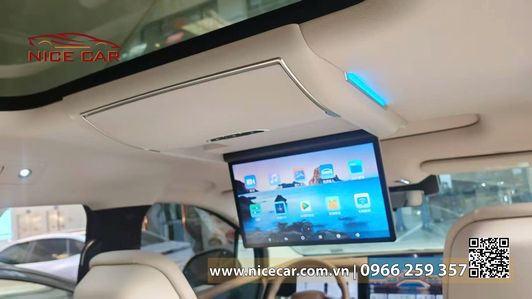 màn hình ốp trần byd m9